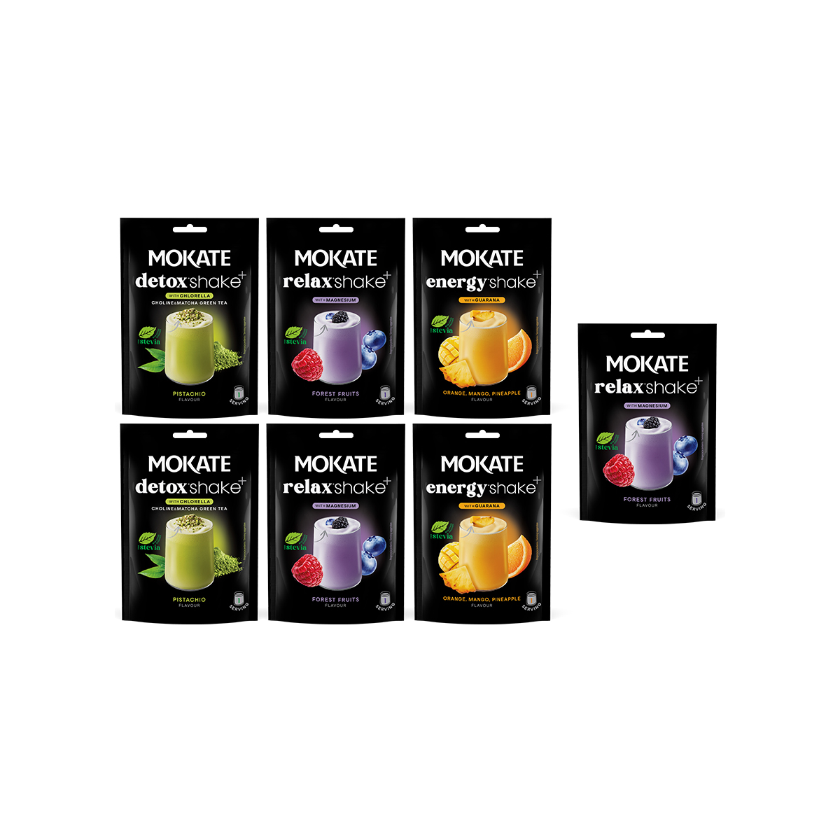 Zestaw na tydzień - 7xShake, na każdy dzień tygodnia 1 gratis