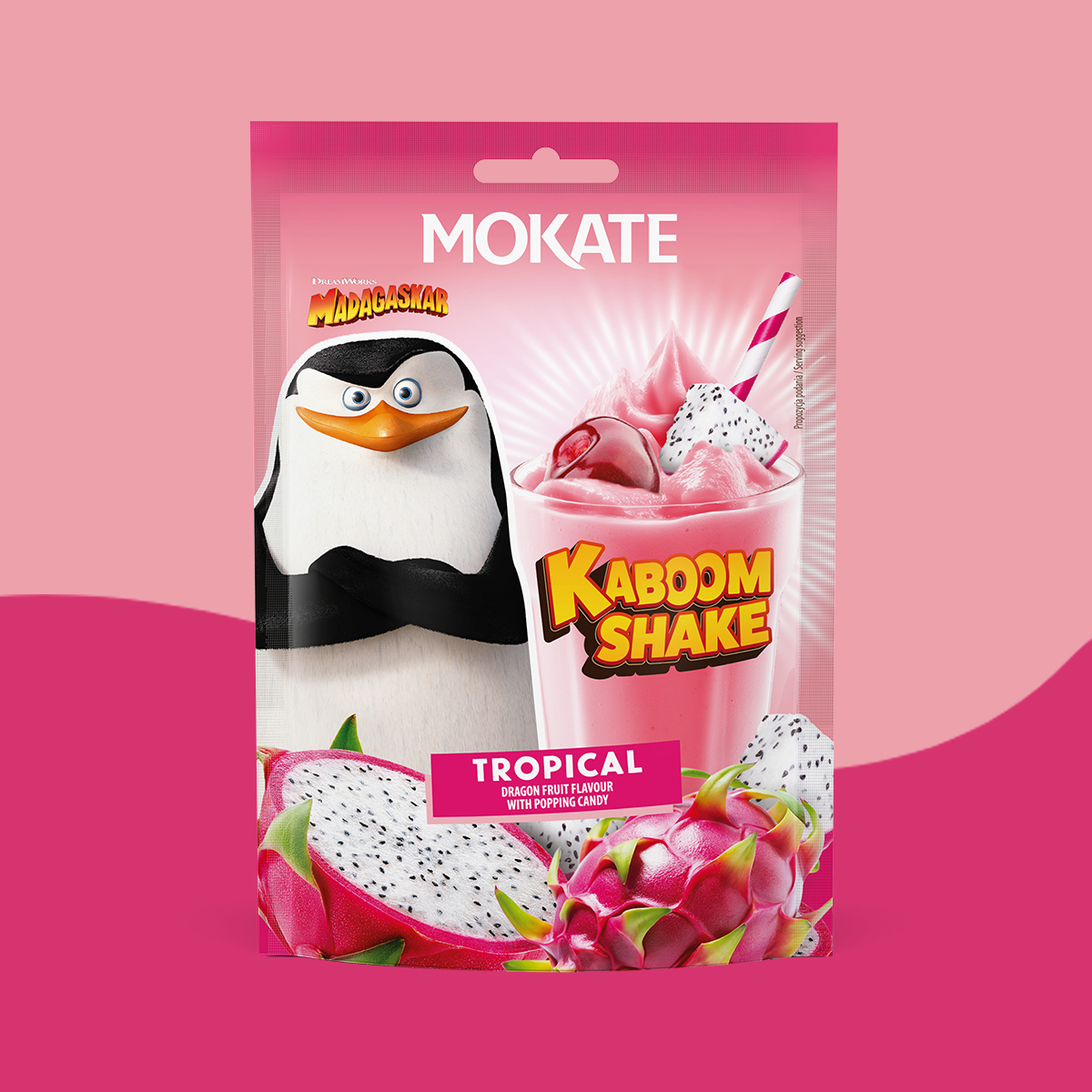 10 szt NAPÓJ W PROSZKU KABOOM SHAKE MOKATE 30G TROPICAL CUKIER STRZELAJACY