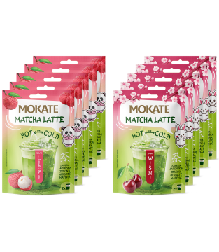 Liczi Wiśnia Matcha 10 saszetek mix smaków