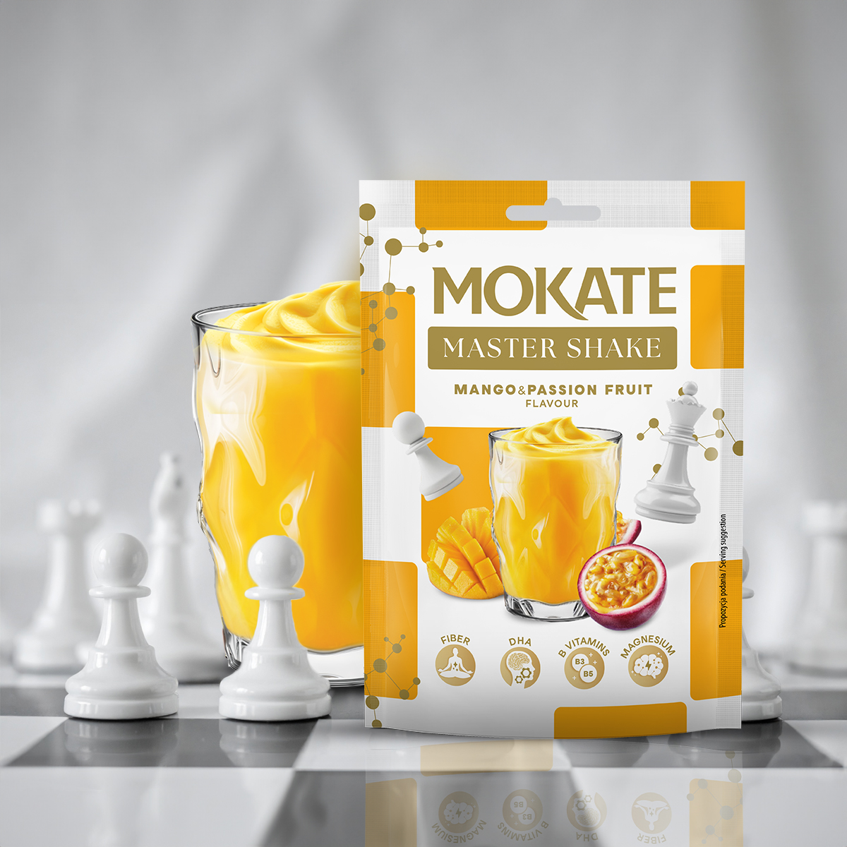 10 SZTUK MOKATE MASTER SHAKE MANGO 10X30