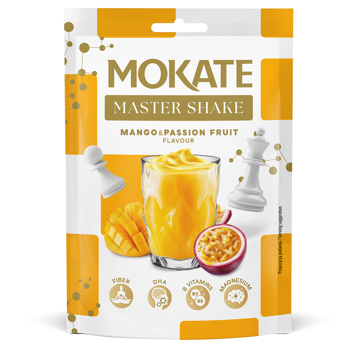 10 SZTUK MOKATE MASTER SHAKE MANGO 10X30