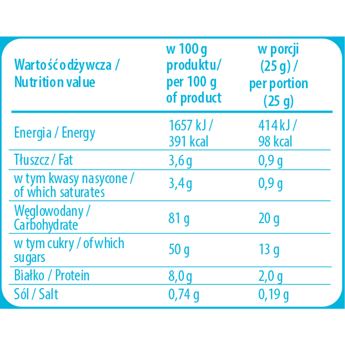 Pełne opakowanie 10x Frozenccino Malaga
