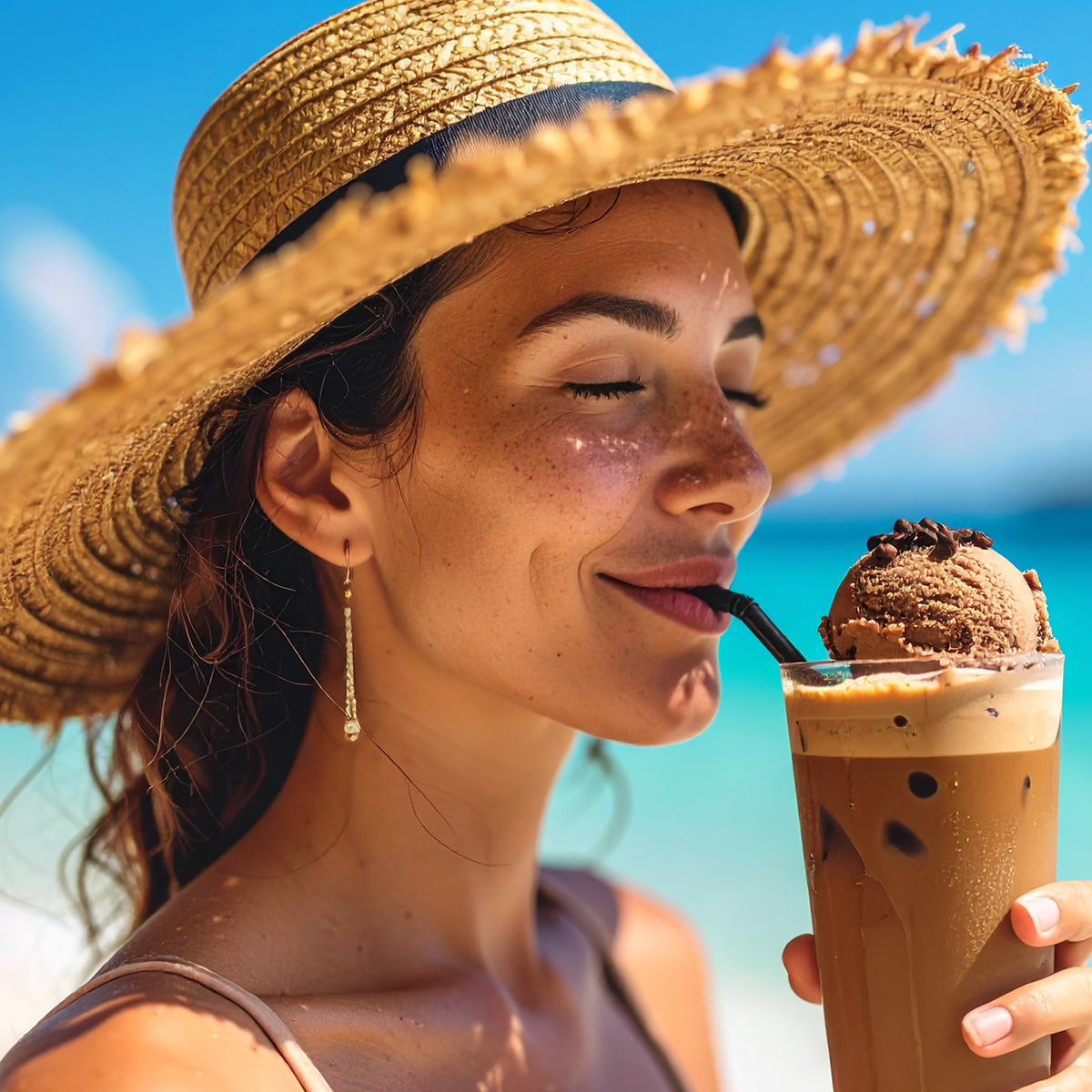 Pełne opakowanie 10x Frozenccino Choco-Nut Czekolada Orzech Pralina