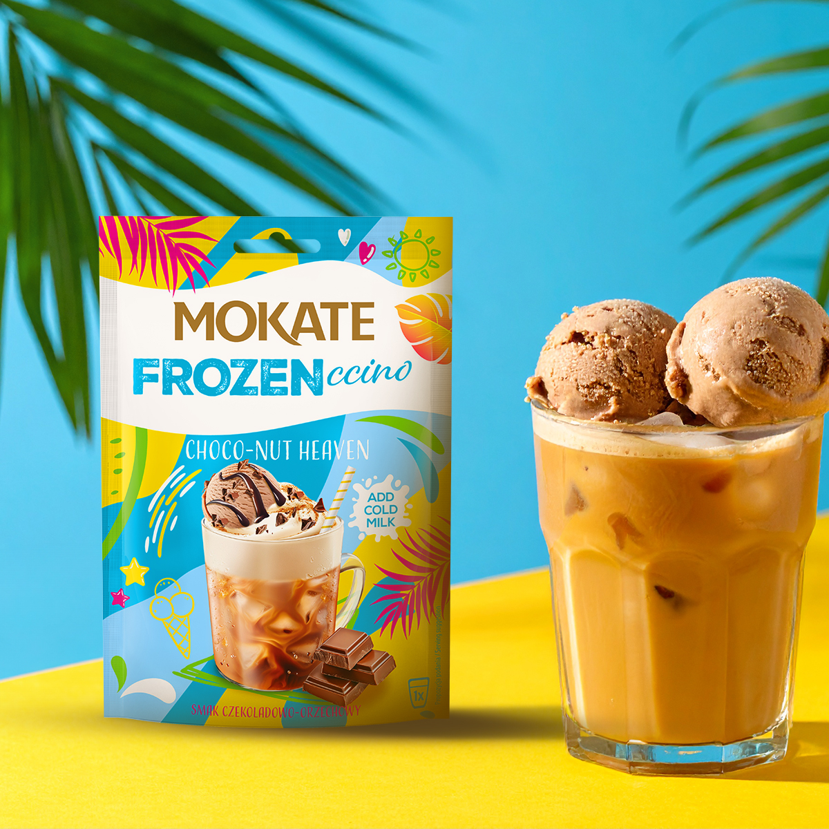 Pełne opakowanie 10x Frozenccino Choco-Nut Czekolada Orzech Pralina
