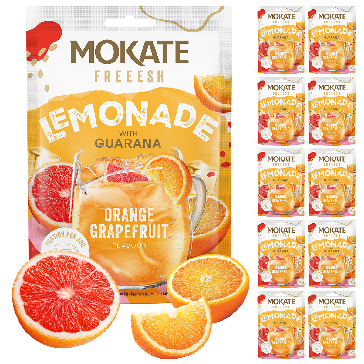 10 X LEMONIADA FRESH CYTRUSOWA + GUARANA