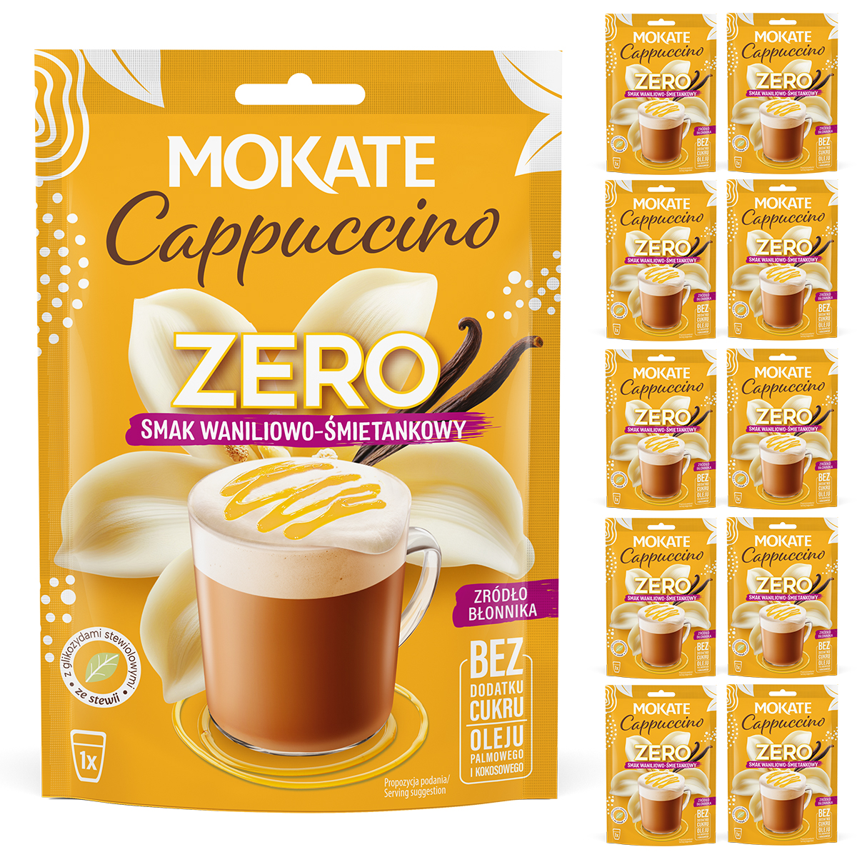 10 sztuk x Cappuccino Zero Wanilia